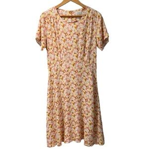 NWOT Nümph Floral Unlined Lightweight Casual Knee Length A-line Dress EU 36 US S